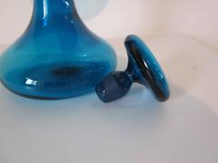 Blenko Mushroom Bottle with Stopper by Wayne Husted