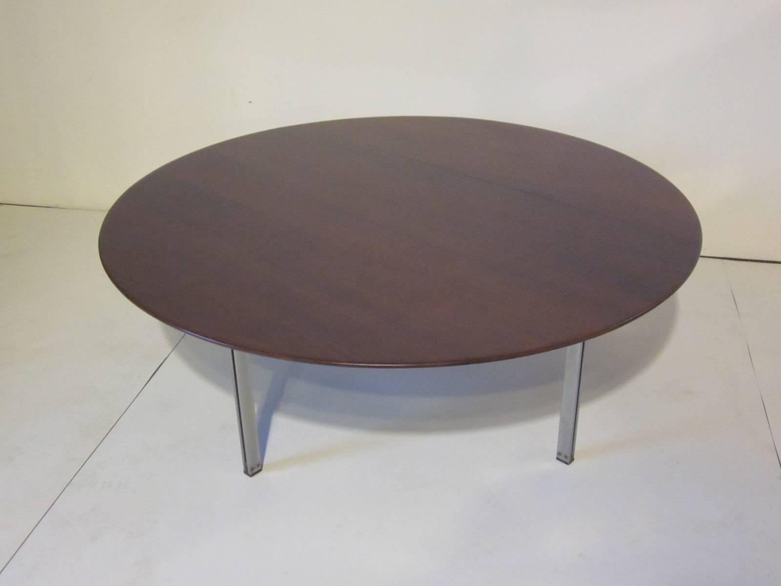 20th Century Florence Knoll Parallel Bar Rosewood Coffee Table