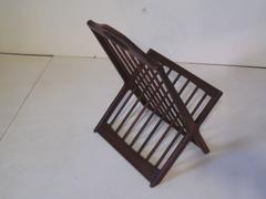 Danish Teak Wood Magazine Rack