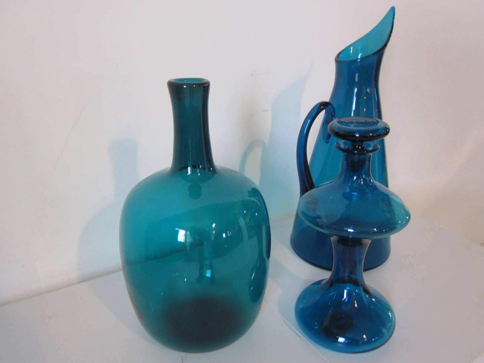 American Blue Blenko Glass Collection