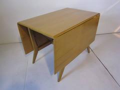 Heywood Mid-Century Harmonic Drop-Leaf Extension Dining Table