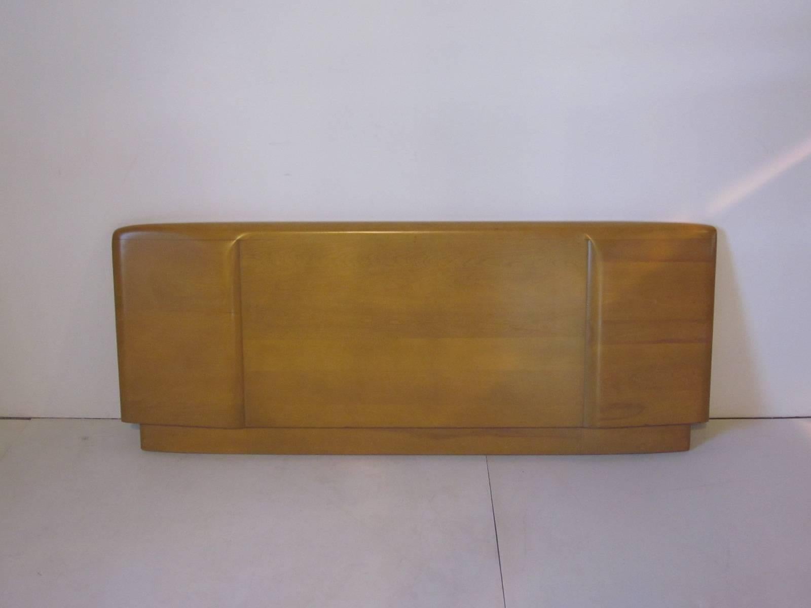 Mid-Century Modern Riviera Full Size Head and Foot Board by Wakefield
