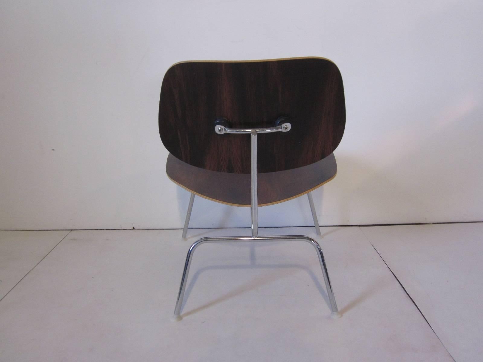 American Eames Rose Wood LCM Lounge Chair 