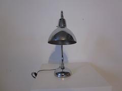 Industrial Styled Chrome Desk / Table Lamp