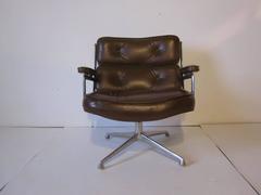 Eames Time Life Leather Lounge Chair
