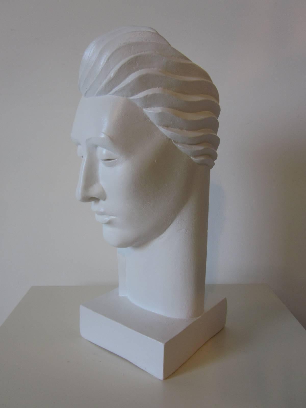 American Art Deco Styled Female Bust