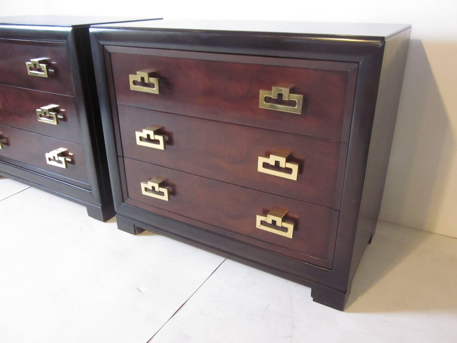 Mid-Century Modern Kittinger Chests in the Style of Dunbar