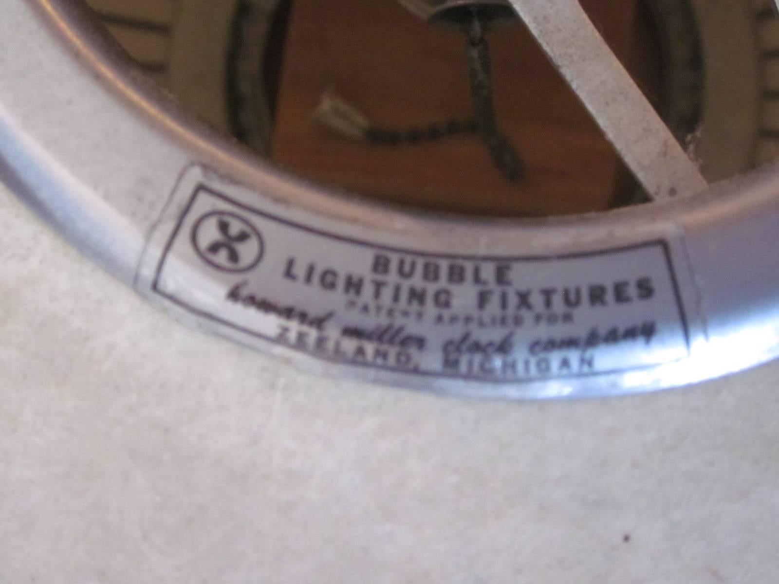 20th Century George Nelson Hanging Bubble Light with Original Box
