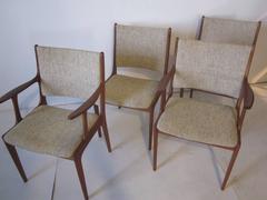 Johannes Andersen Uldum Danish Dining Chairs