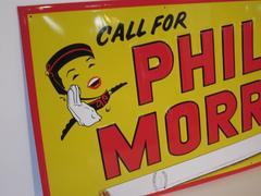 Vintage Philip Morris Cigarette Advertising Sign