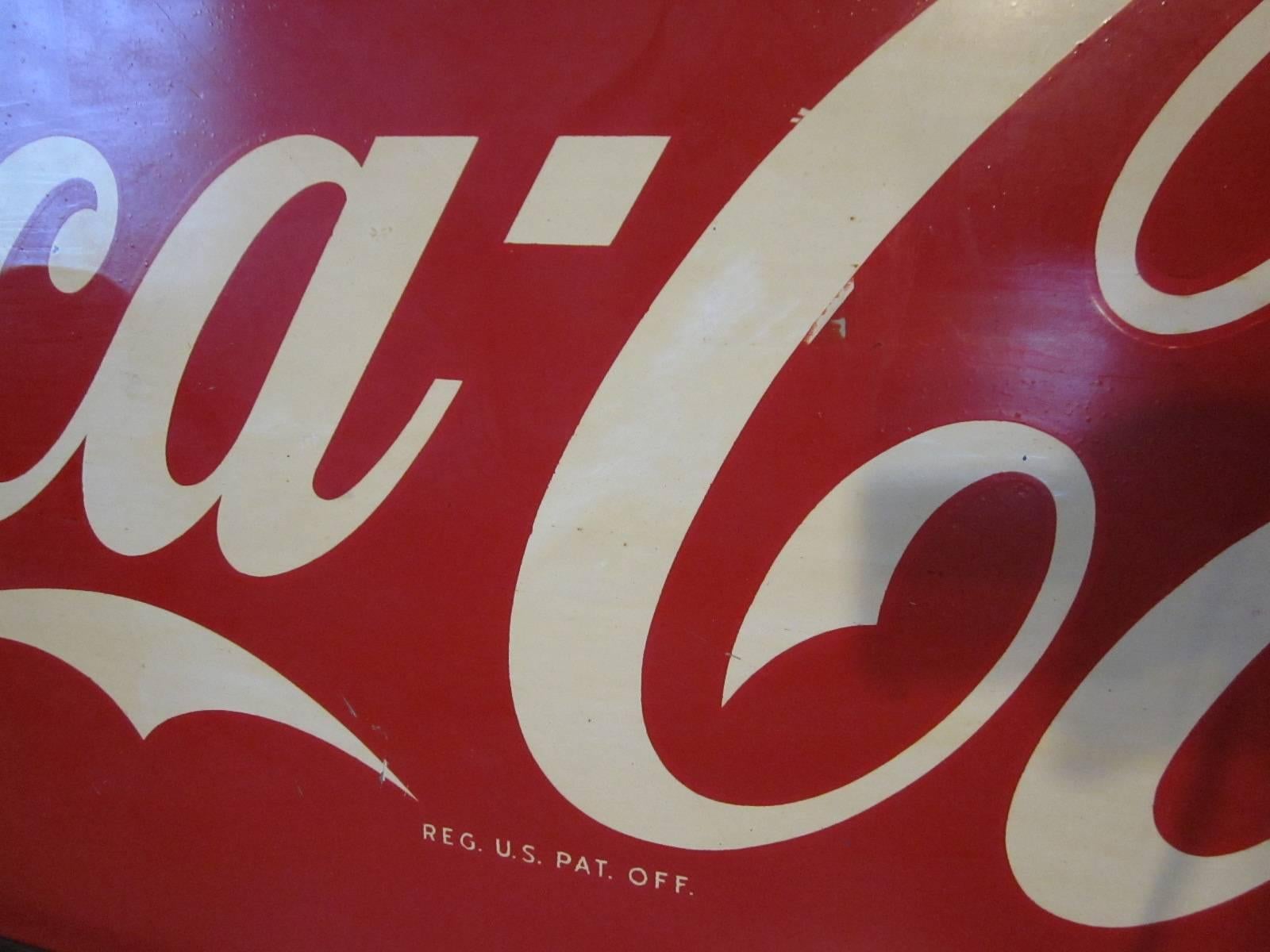 antique coca cola sign