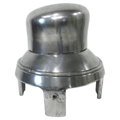 Polished Aluminum Vintage Hat Form Sculpture in the style of Empire (C)