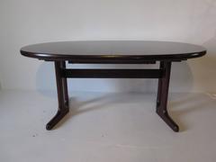 Danish Rosewood Pop Up Leaf Dining Table