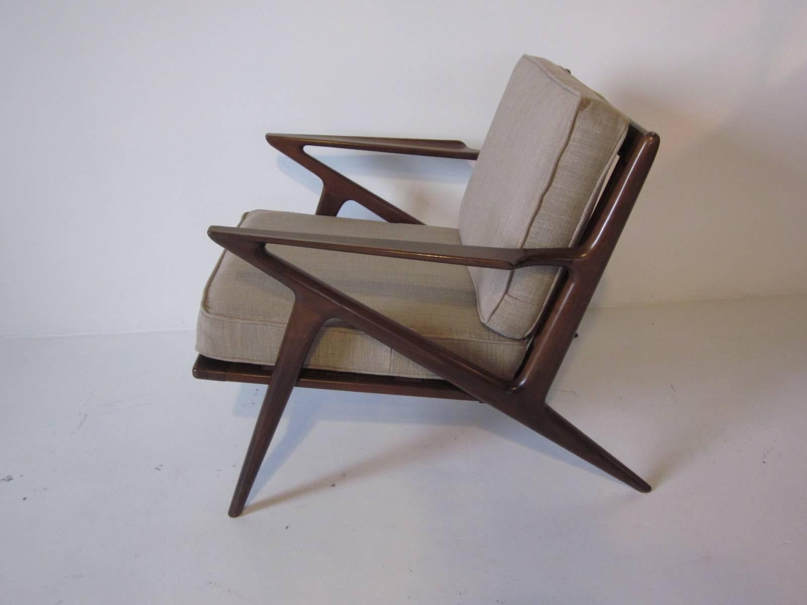 Mid-Century Modern Paul Jensen Danish Lounge Chair