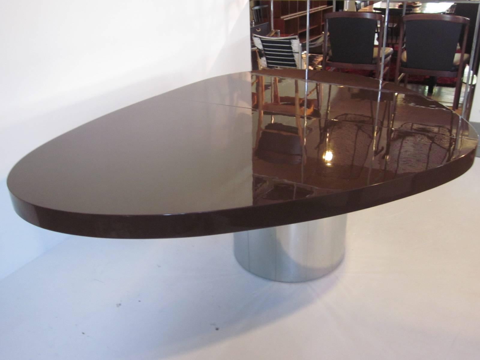 Paul Evans Directional Elliptical Dining or Conference Table In Good Condition In Cincinnati, OH