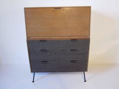 Raymond Loewy Desk and Chest for Mengel