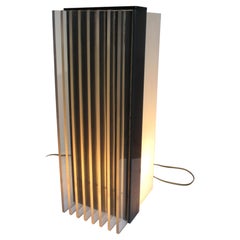 Space Age Italian Joe Colombo Styled Lucite Table Lamp