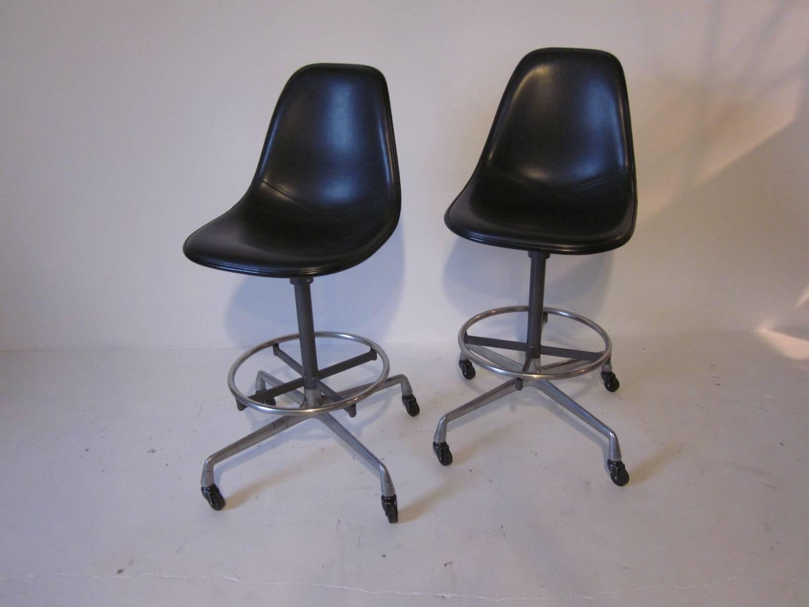 Eames Industrial Architectural Stools 1