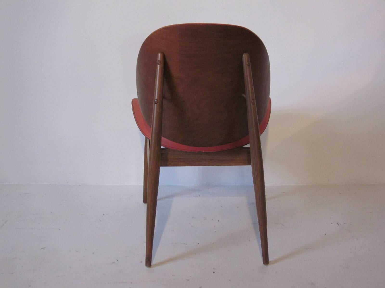 Ib Kofod Larsen Styled Danish Lounge Chair  In Excellent Condition In Cincinnati, OH