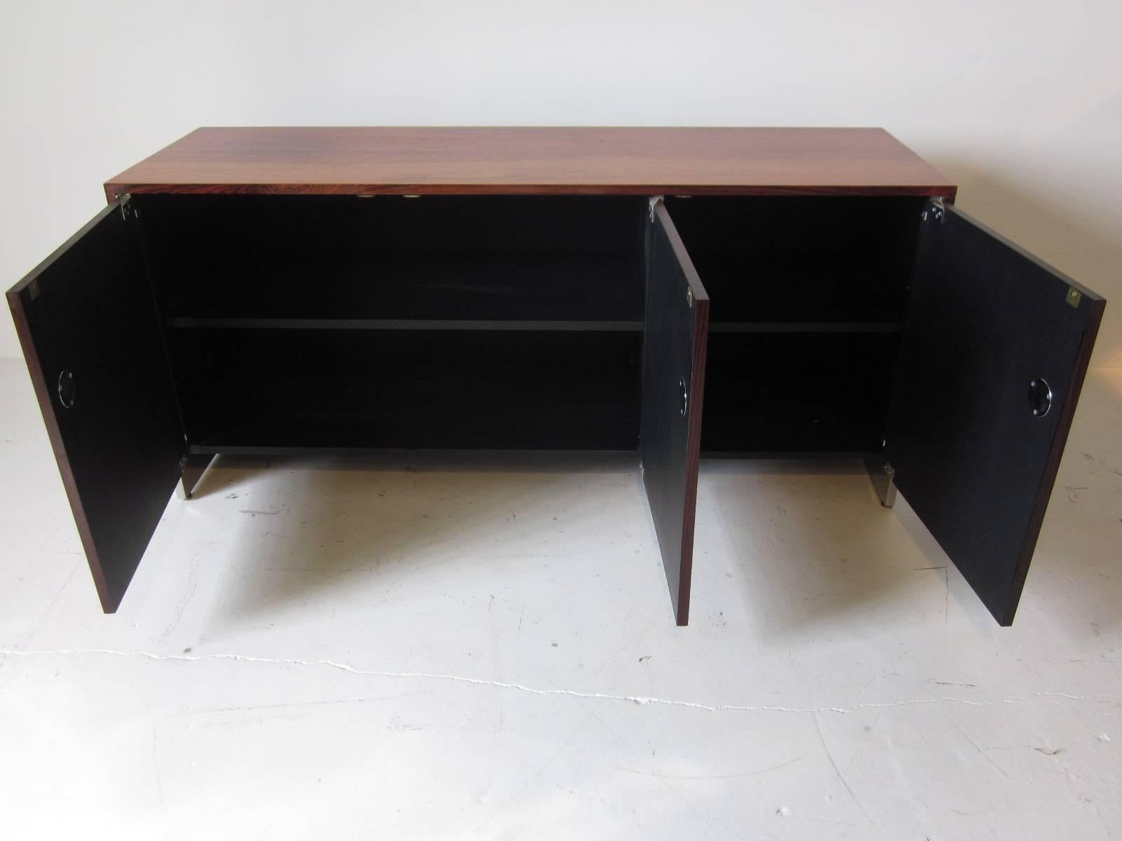 American Roger Spunger Styled Rosewood Mid-Century Credenza