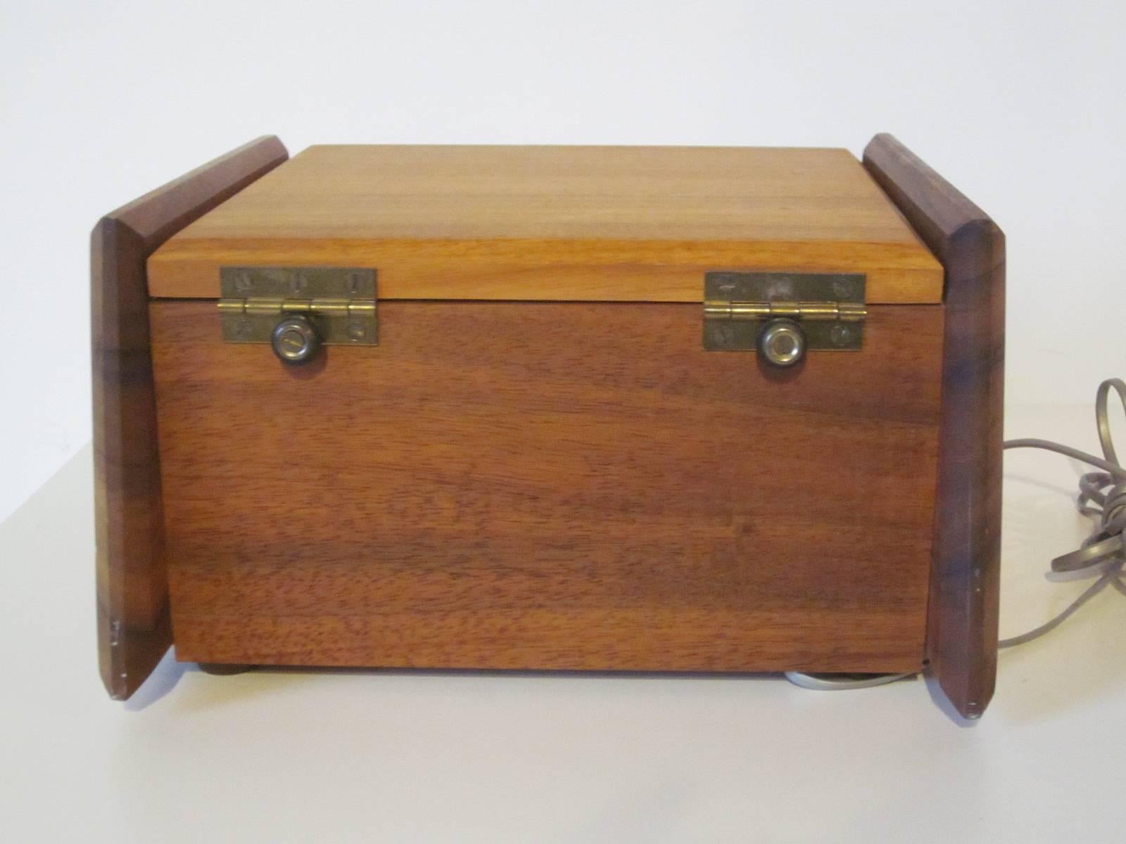 Mid-Century Modern Paul Nelson Mid-Century Executive Telephone in a Walnut Case