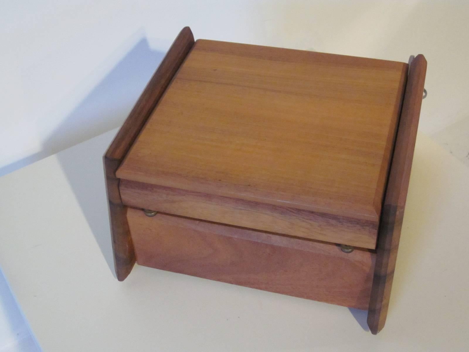 20th Century Paul Nelson Mid-Century Executive Telephone in a Walnut Case