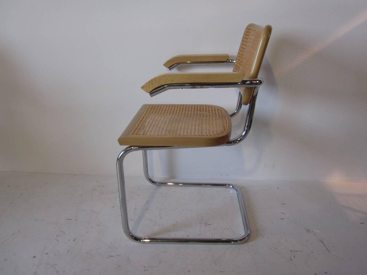 Marcel Breuer Dining Arm Chairs at 1stdibs