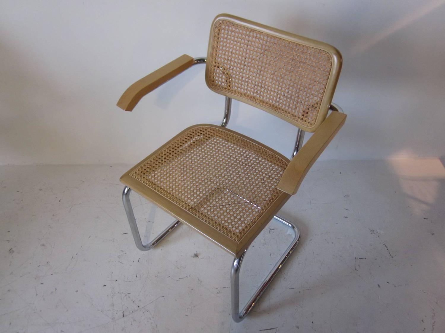 Marcel Breuer Dining Arm Chairs at 1stdibs