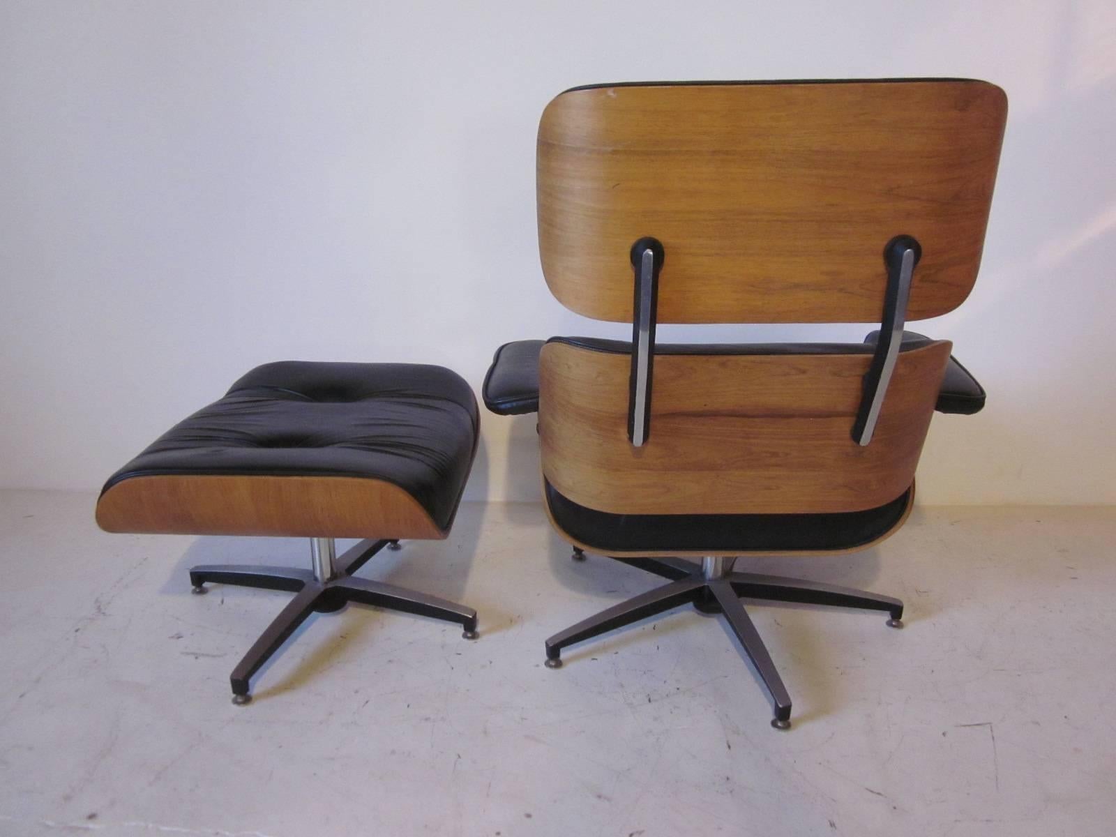 American Eames Styled Lounge Chair and Ottoman
