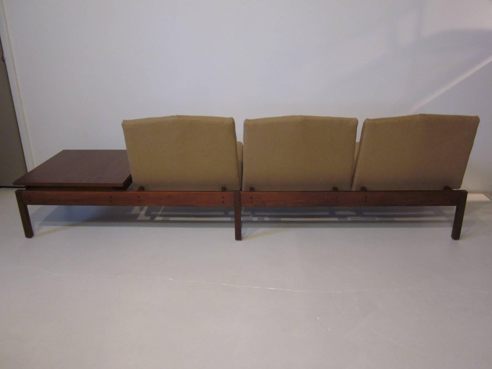 Hans Olsen Styled Danish Tandem Modular Bench Seating Set 3