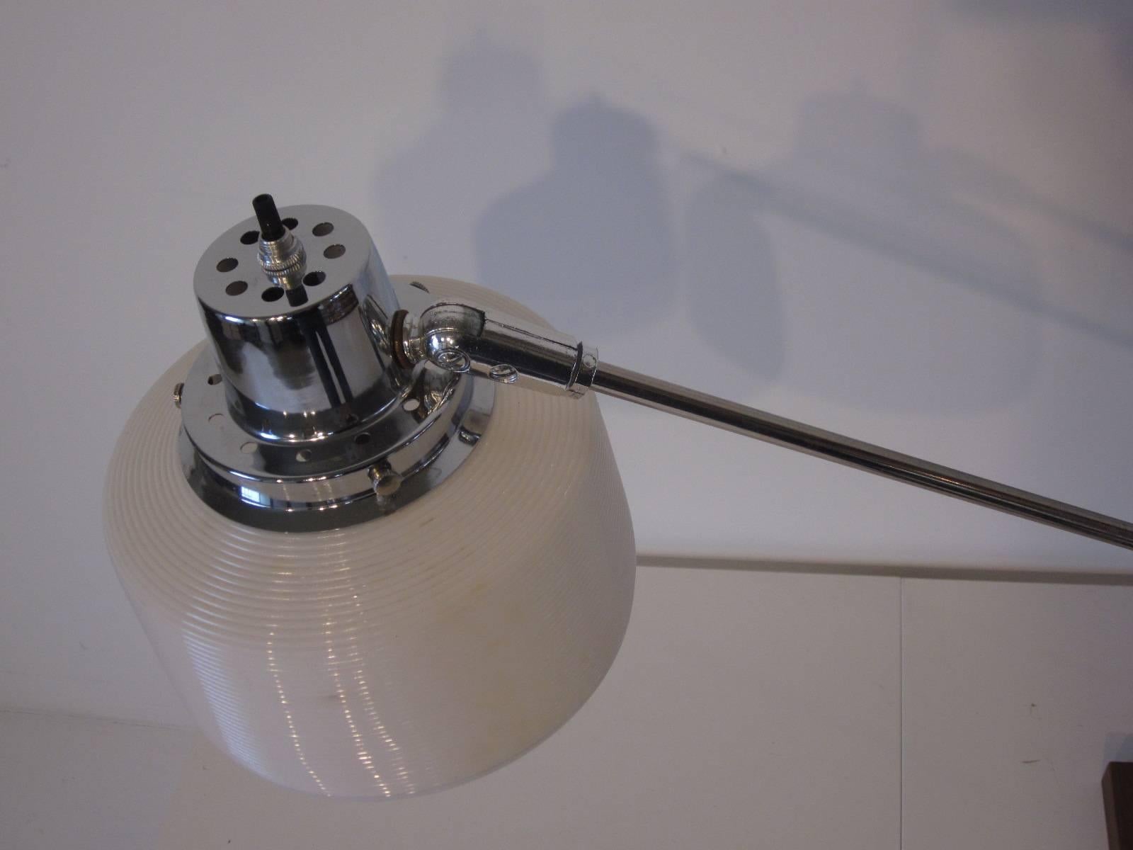 Mid-Century Modern Heifetz Adjustable Desk or Table Lamp by Gilbert Waltrous