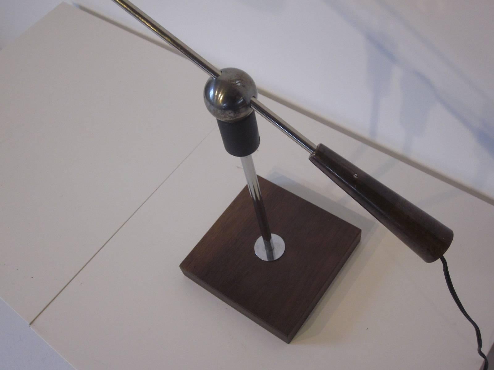 Heifetz Adjustable Desk or Table Lamp by Gilbert Waltrous 1