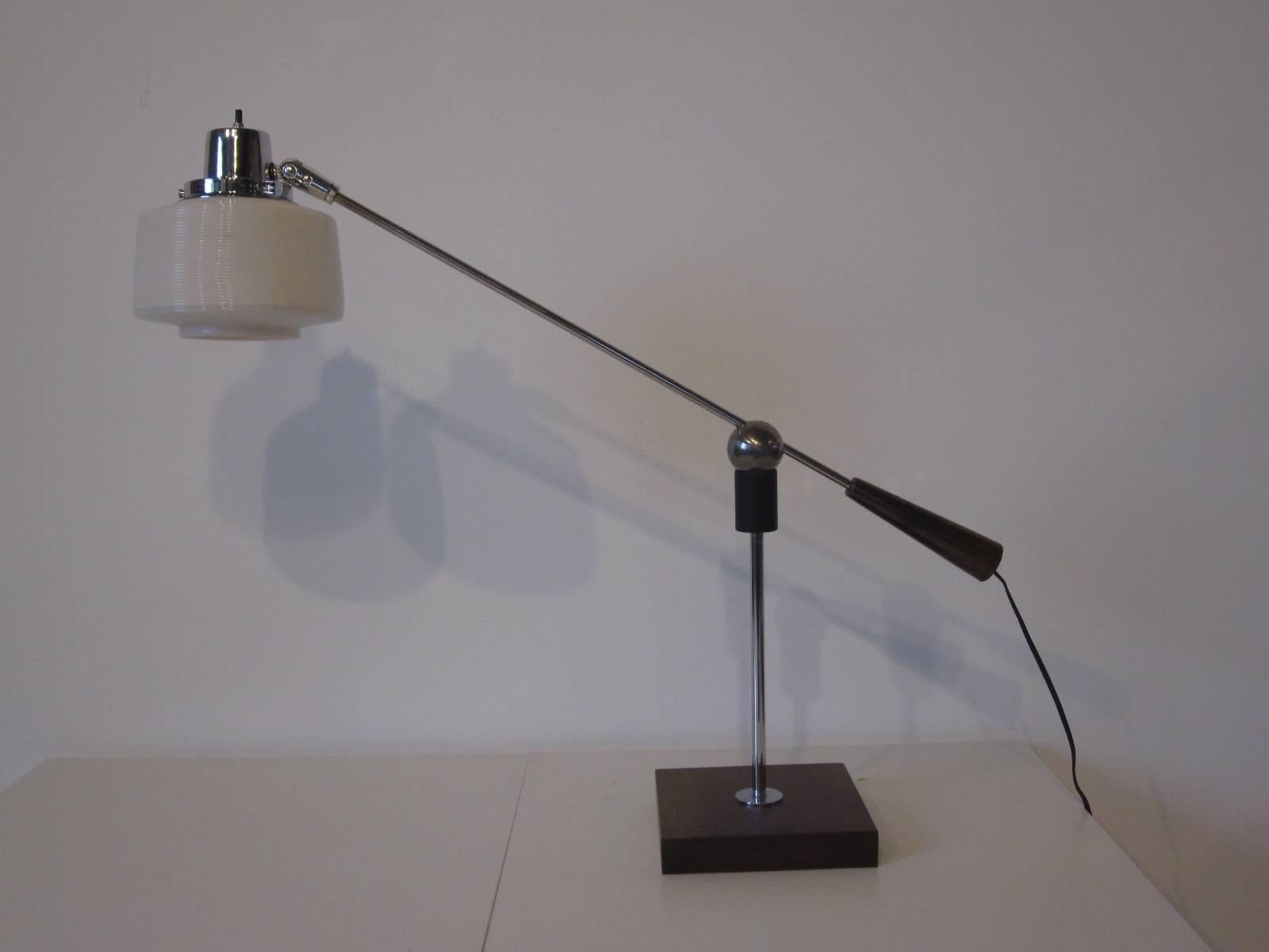 Heifetz Adjustable Desk or Table Lamp by Gilbert Waltrous 2