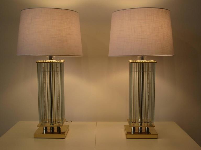 glass rod table lamp