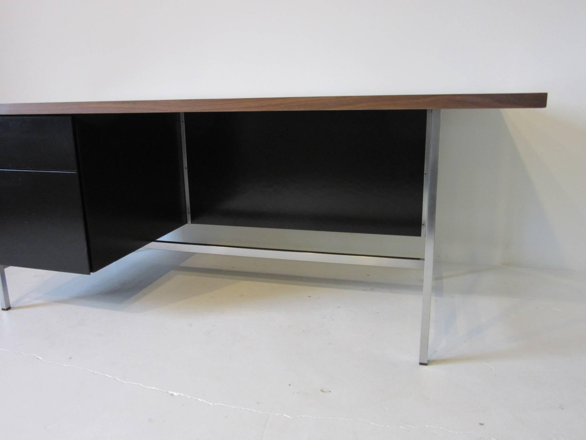 20th Century Florence Knoll Executive Desk