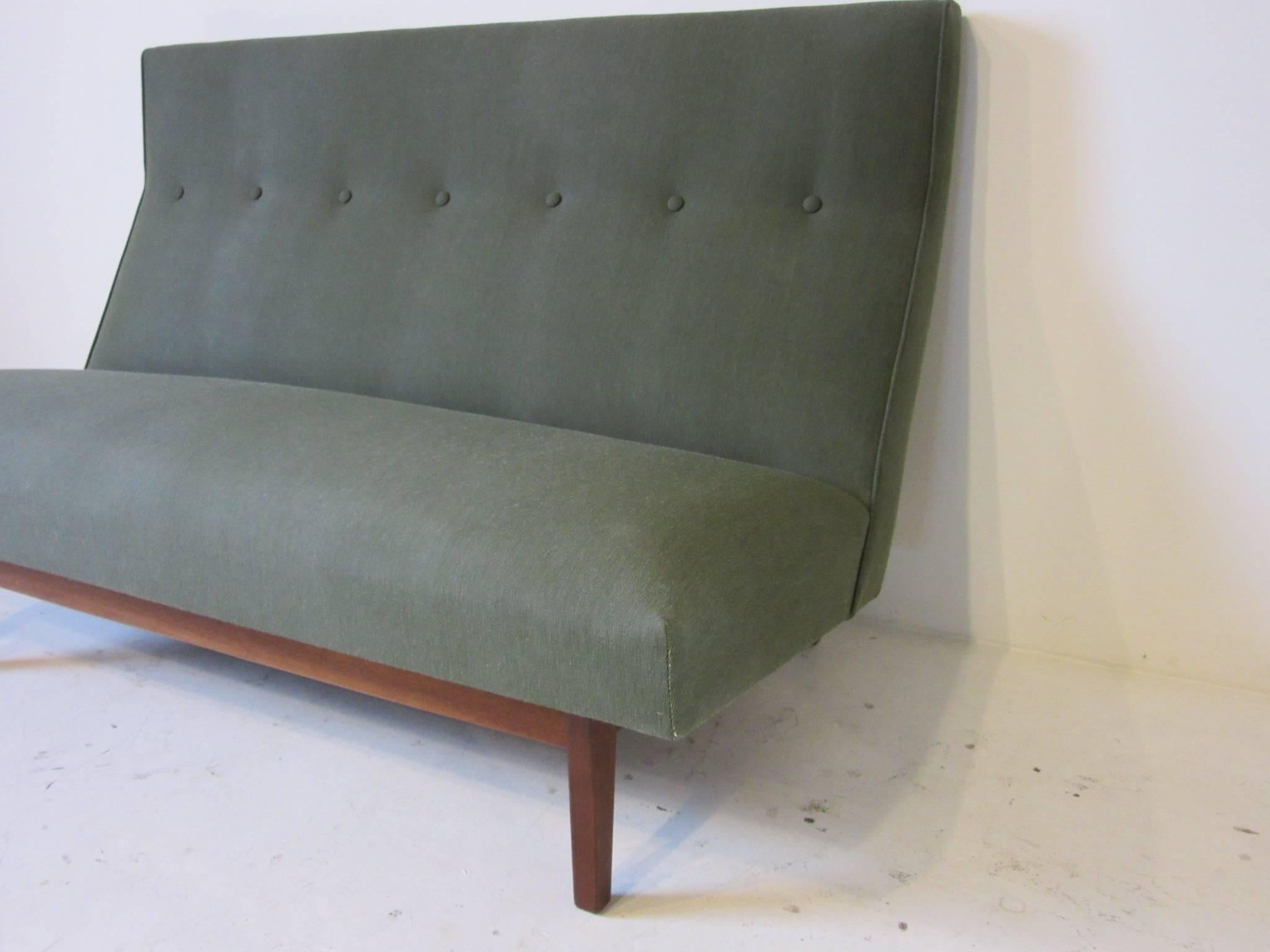 American Jens Risom Danish Styled Settee Love Seat