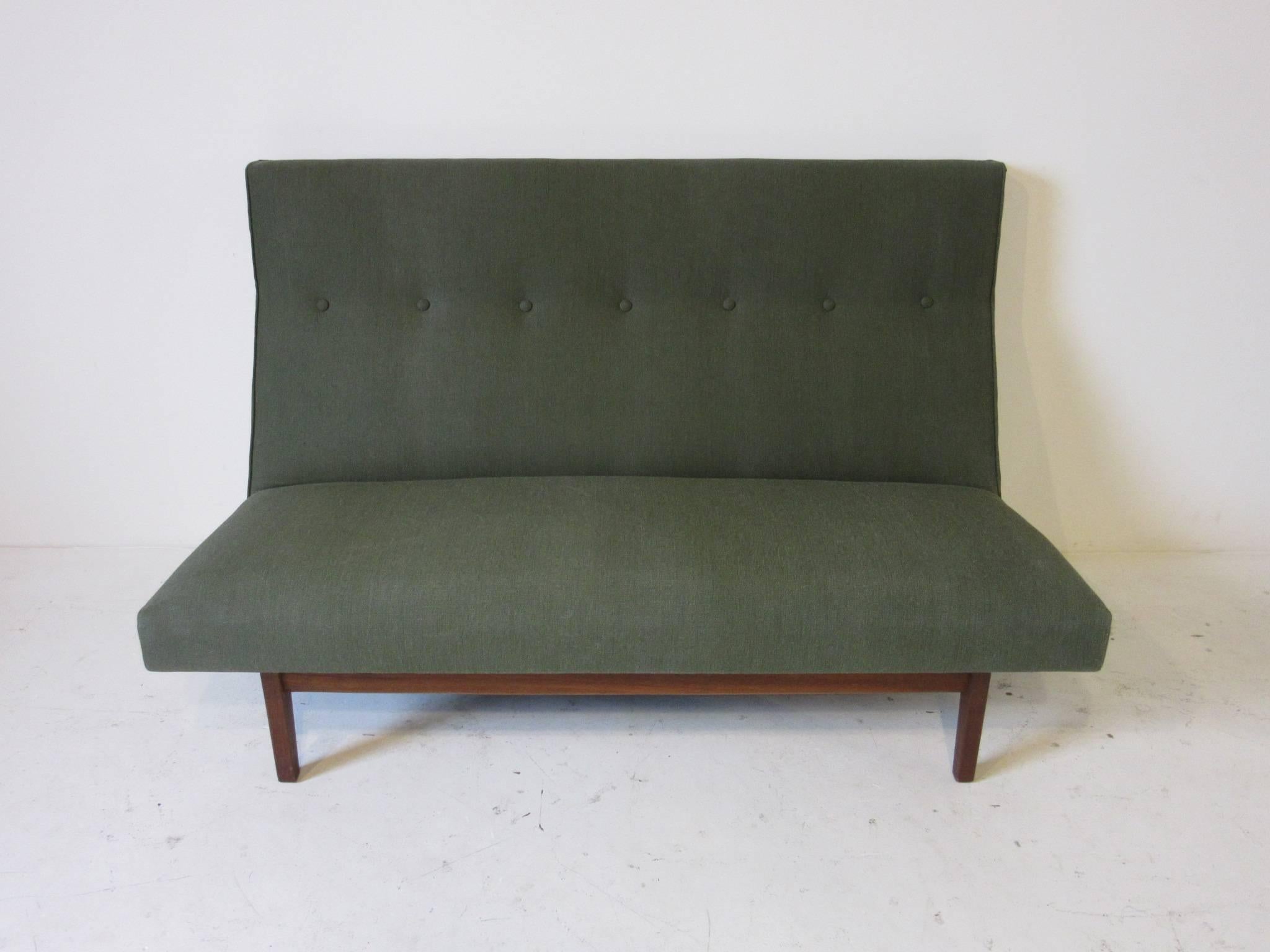 Mid-Century Modern Jens Risom Danish Styled Settee Love Seat
