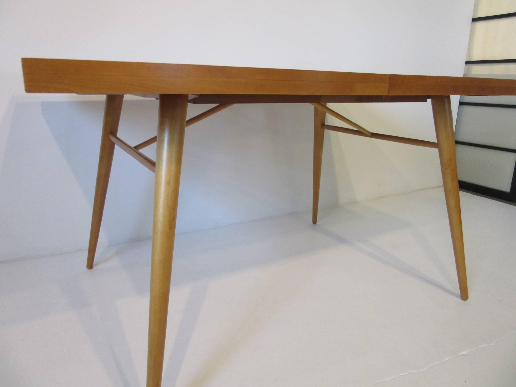 Mid-Century Modern Paul McCobb Planner Group Dining Table with Two Leaves