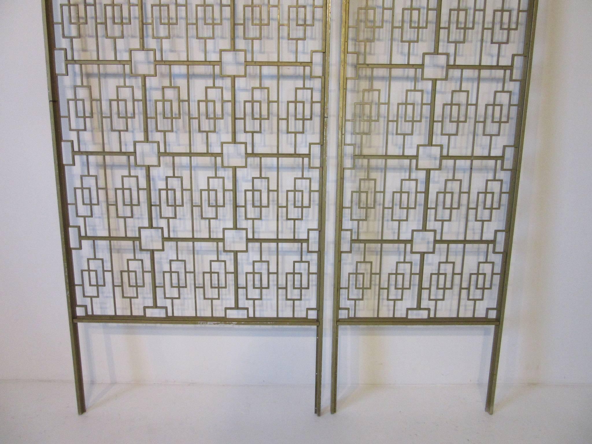 metal room dividers decorative