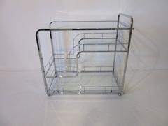 Milo Baughman DIA Styled Bar or Tea Cart