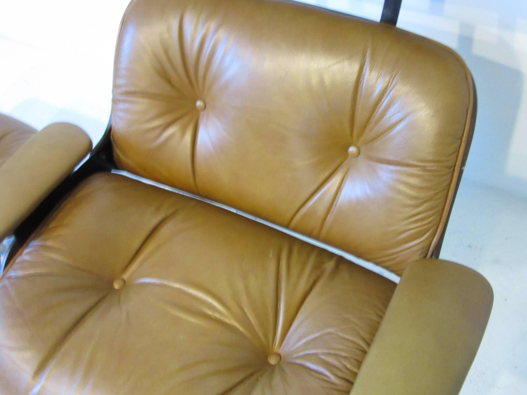 20th Century Plycraft George Mulhauser Designed Lounge Chair and Ottoman