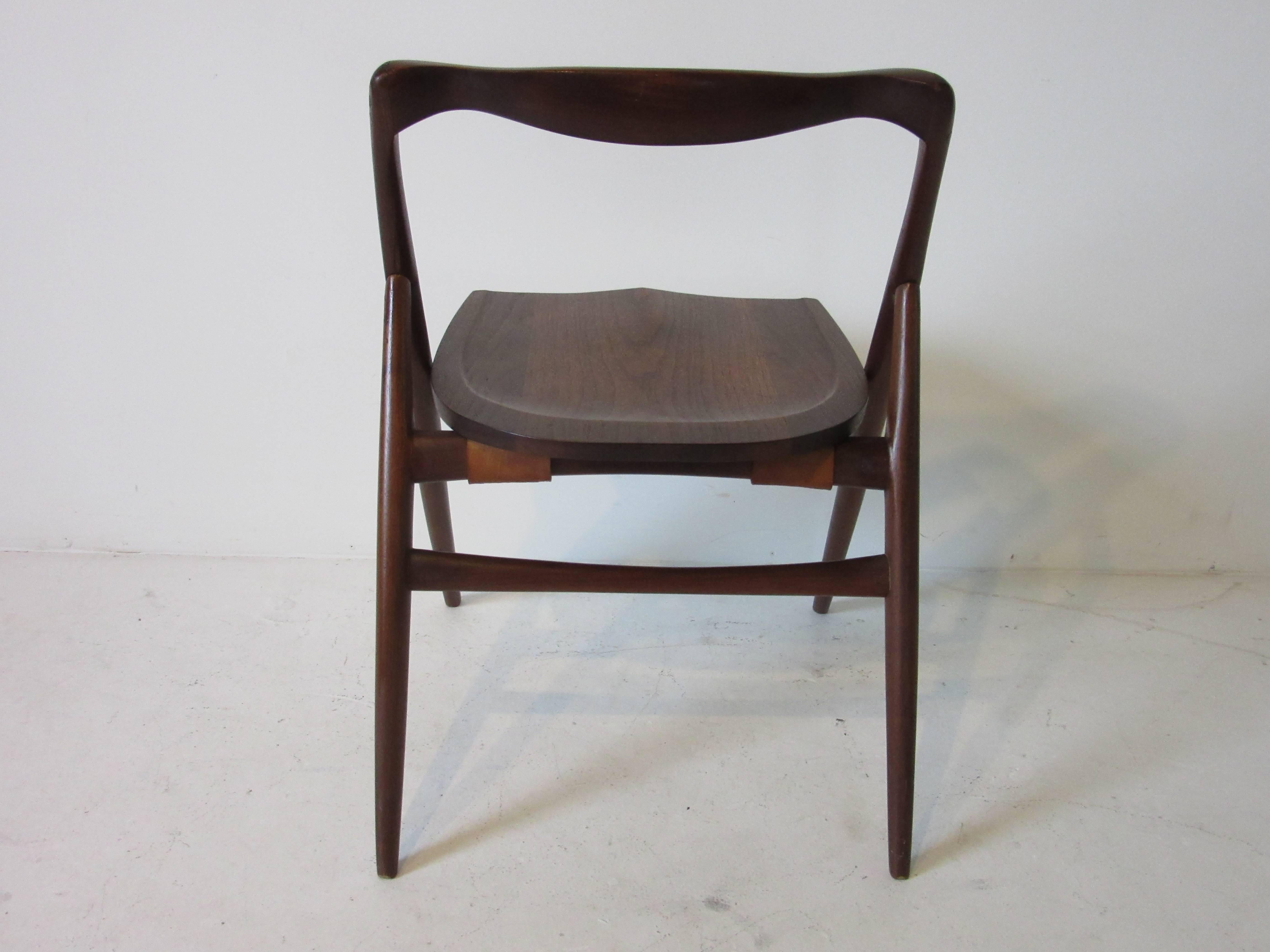 American Craftsman Asian American George Suyeoka Studio Prototype Chair in the Style of Nakashima For Sale