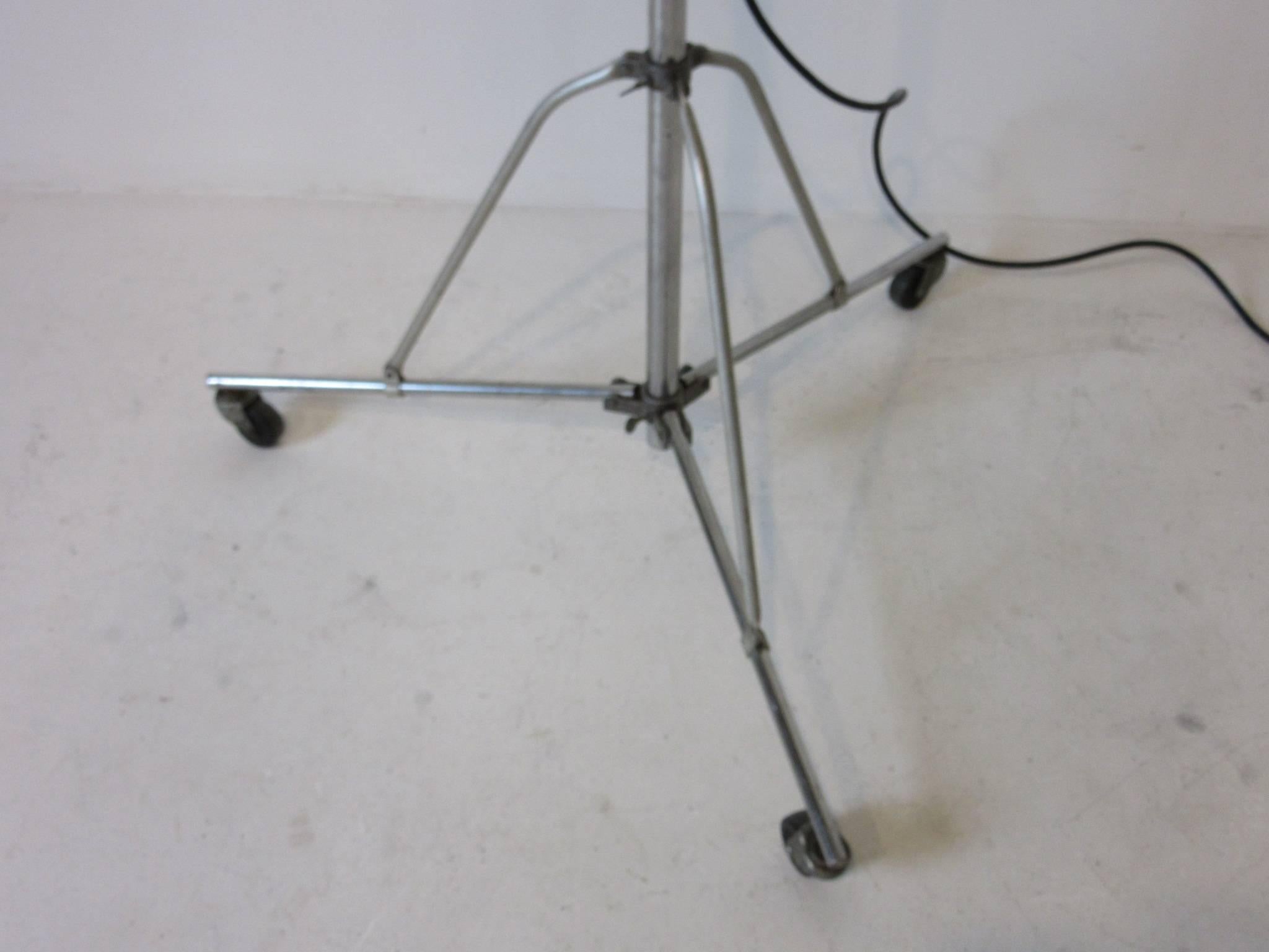 American Industrial Movie Spotlight / Floor Lamp by The Natural Lighting Co.