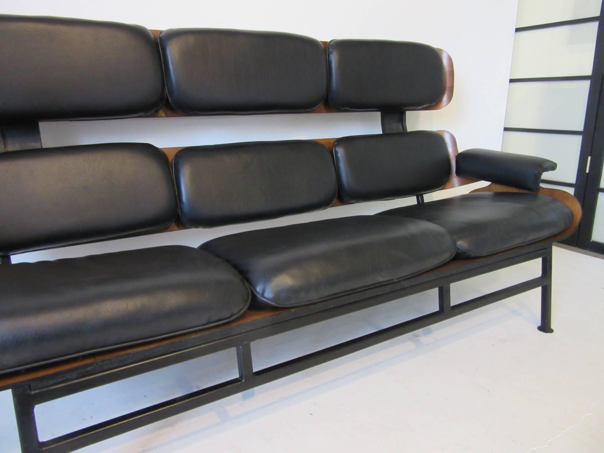 20th Century Prototype George Mulhauser Plycraft Sofa Very Rare