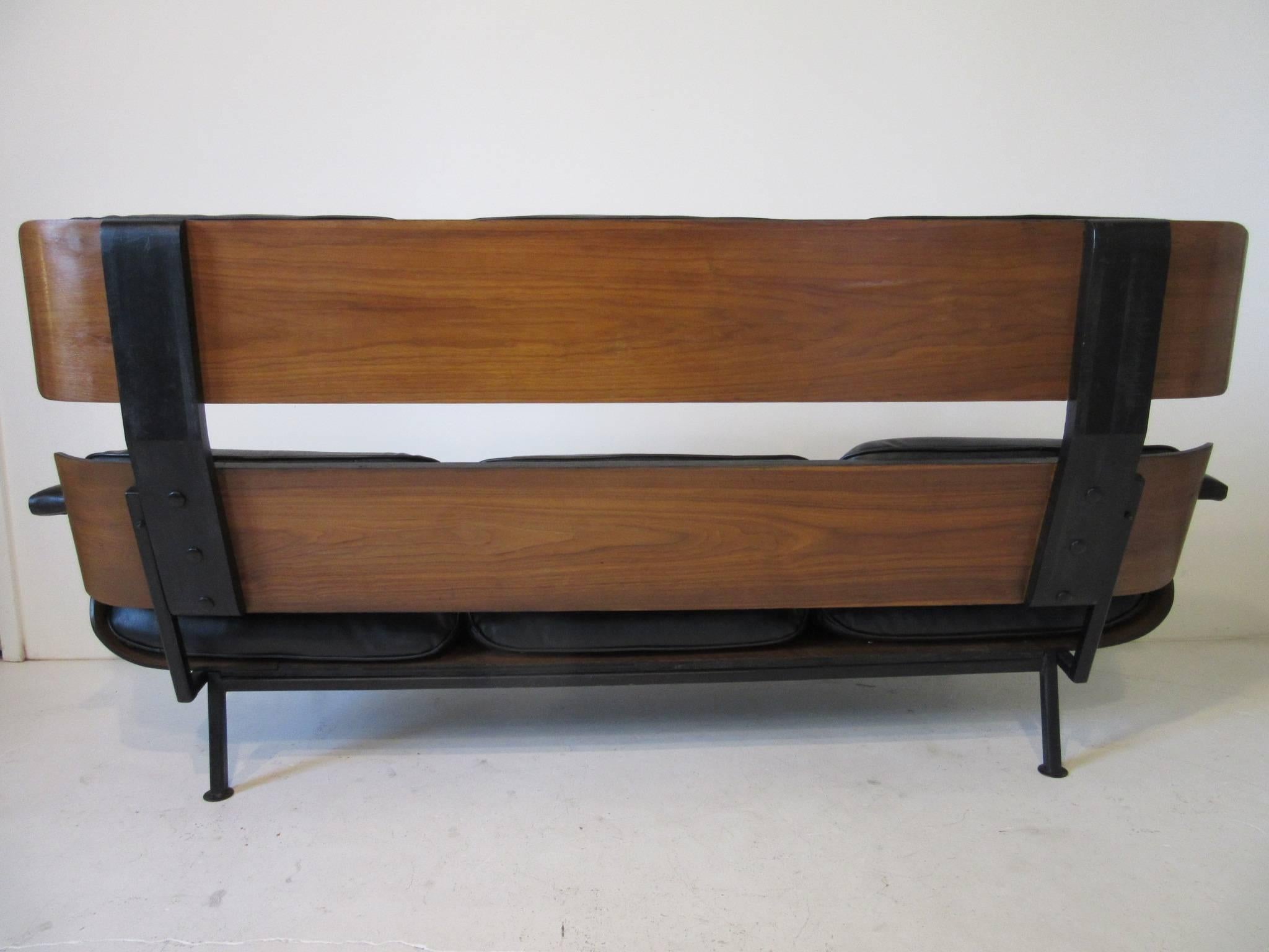 Wood Prototype George Mulhauser Plycraft Sofa Very Rare