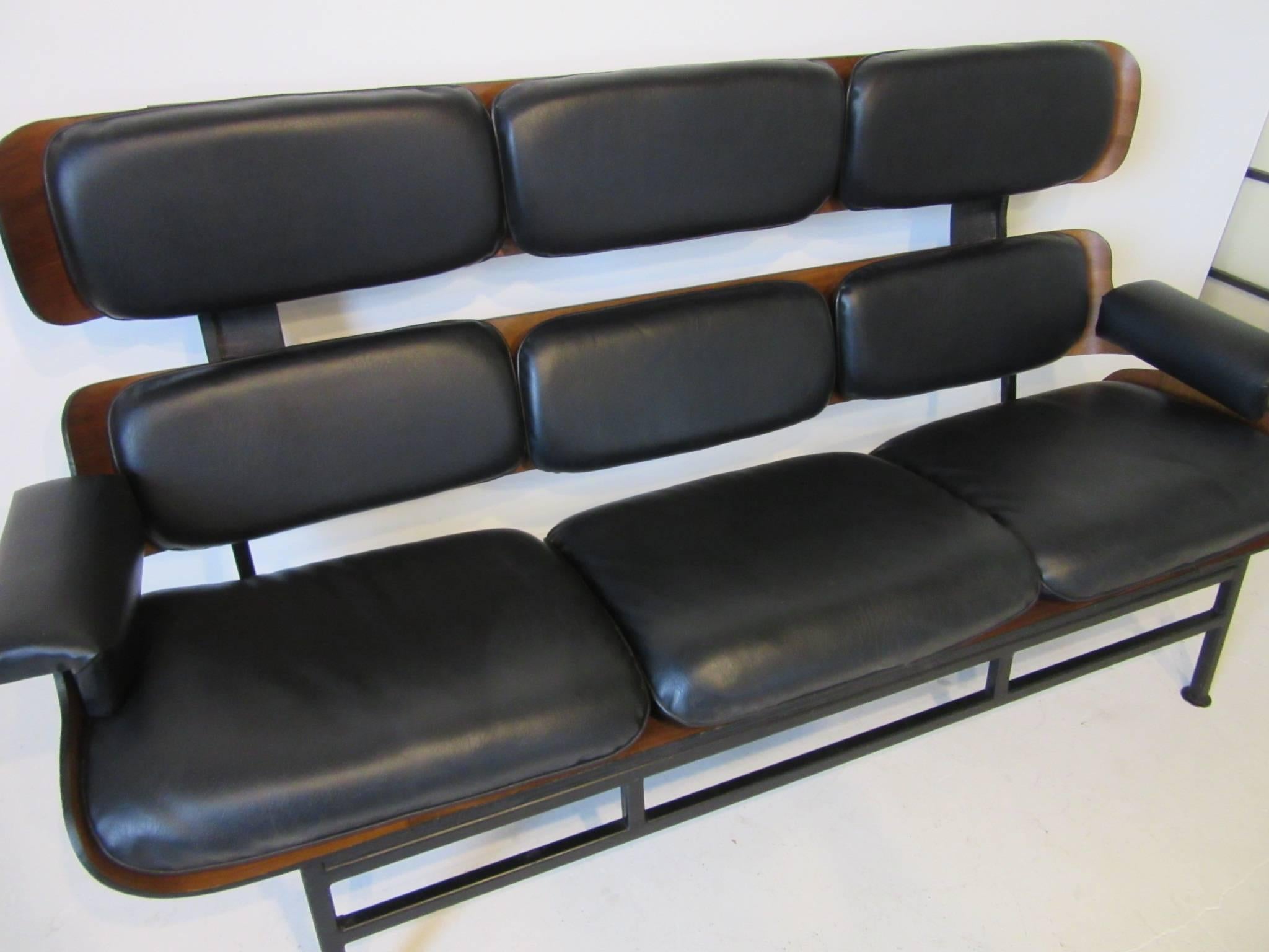 Prototype George Mulhauser Plycraft Sofa Very Rare 2