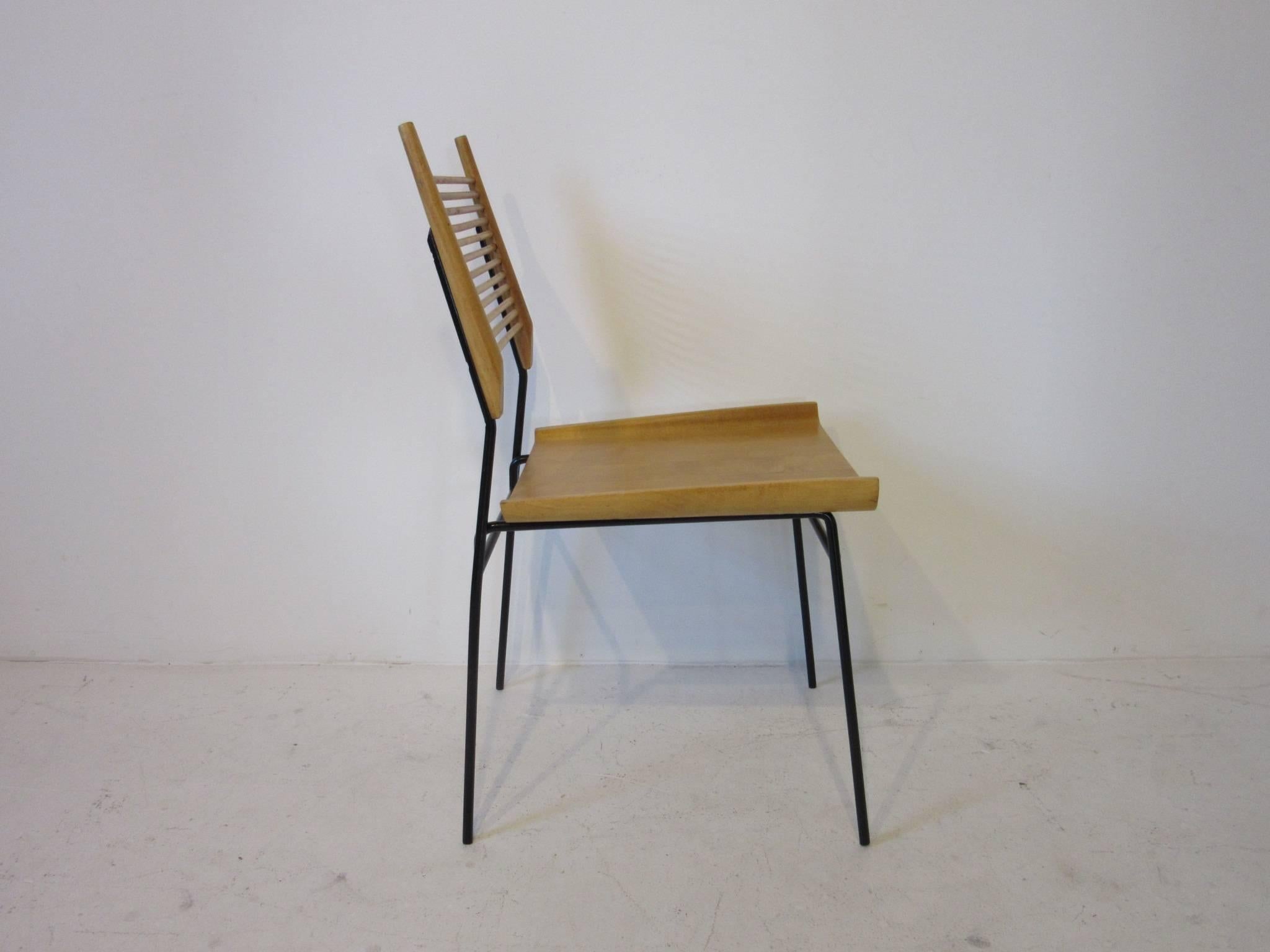 Mid-Century Modern Paul McCobb Shovel Seat Dining Chairs from the Planner Group