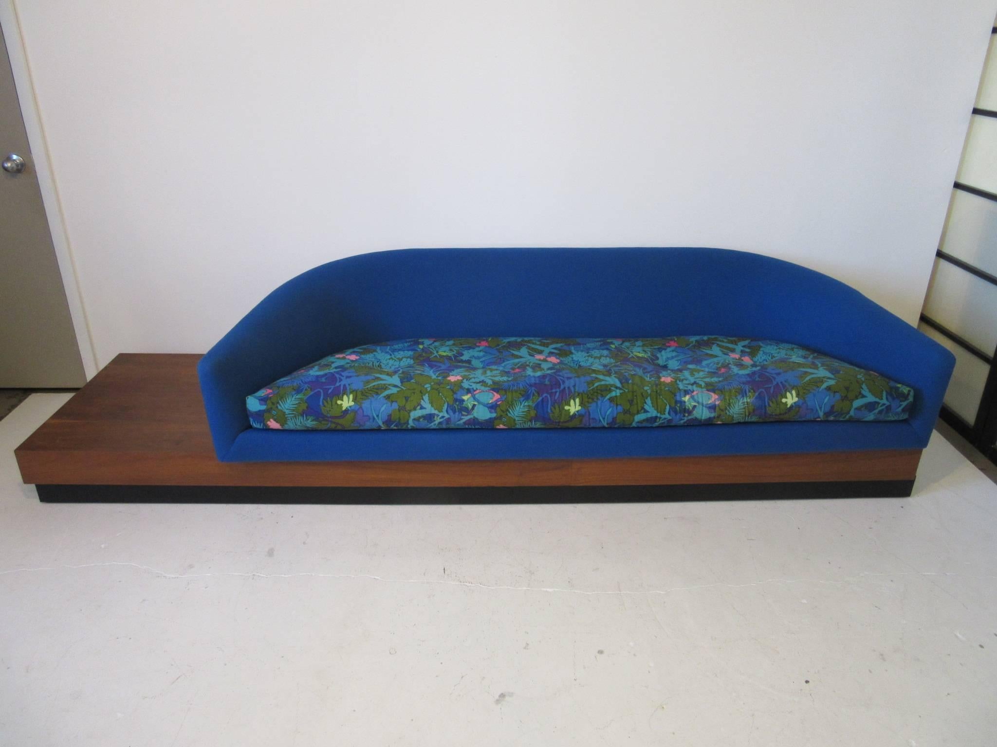 Mid-Century Modern Adrian Pearsall Two-Piece Platform Sofa