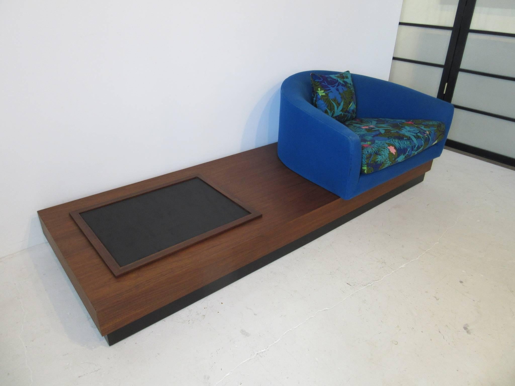 20th Century Adrian Pearsall Two-Piece Platform Sofa