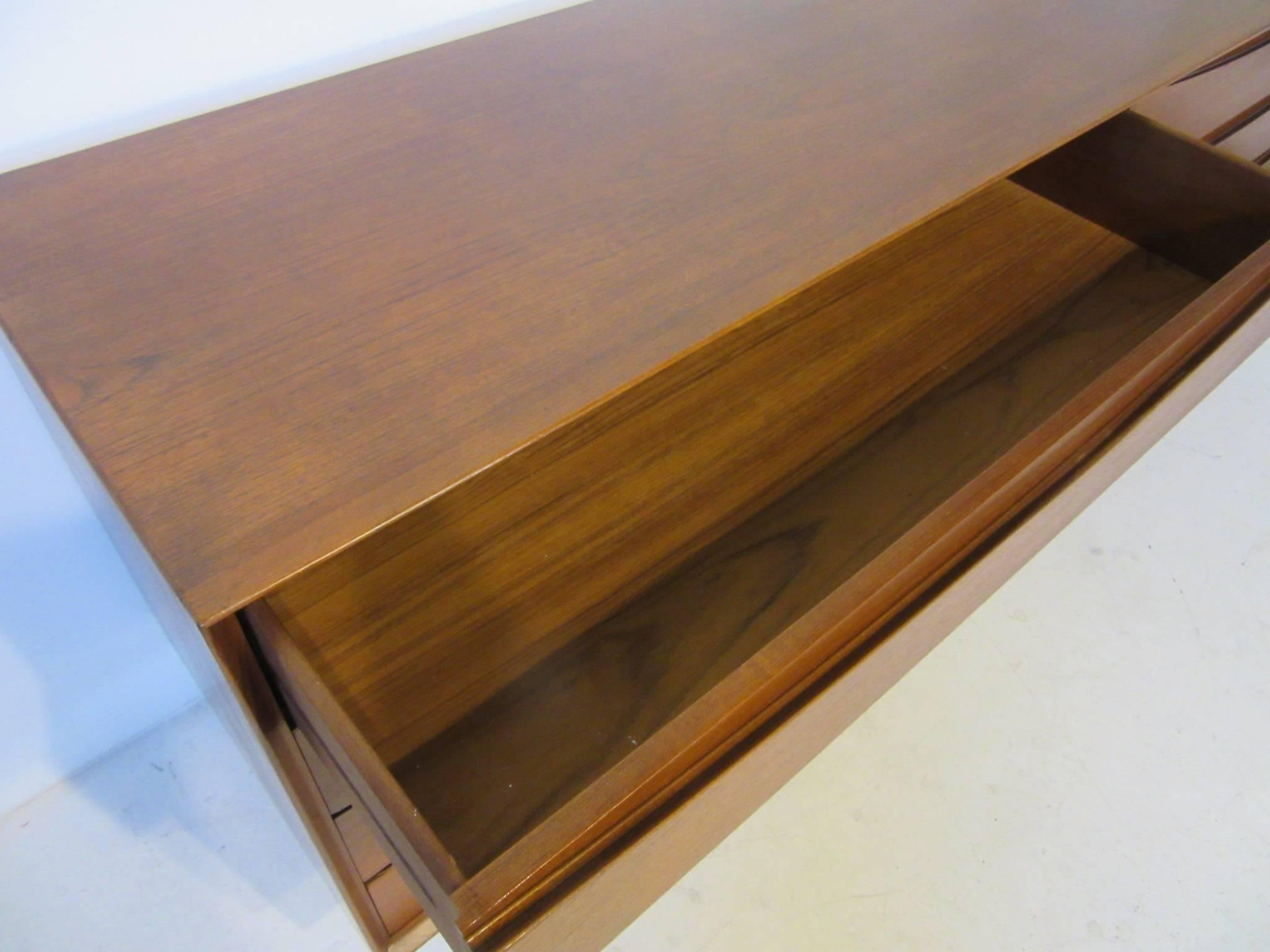 20th Century Arne Vodder Teak Wood Dresser Chest by Sibast, Denmark